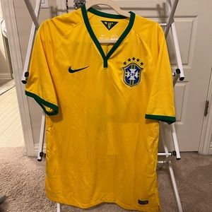 AUTHENTIC Brazil David Luiz Jersey